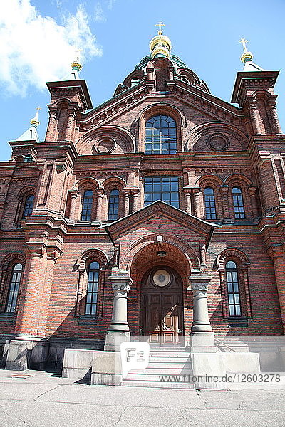 Eingang  Uspenski-Kathedrale  Helsinki  Finnland  2011. Künstler: Sheldon Marshall