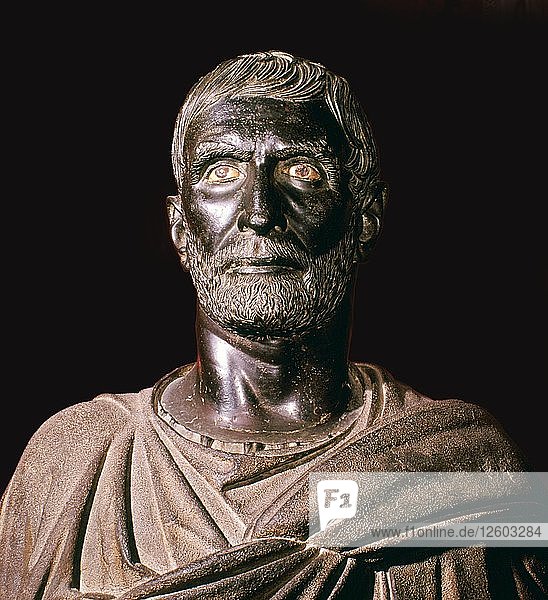 Bronzekopf des Brutus  4. Jahrhundert v. Chr. Künstler: Unbekannt