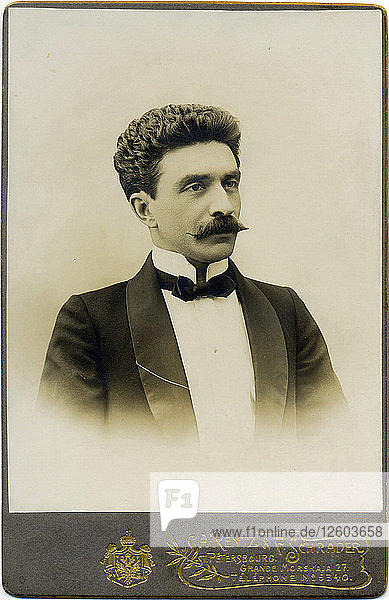 Ballettmeister Alexander Schirjajew (1867-1941)  1904.