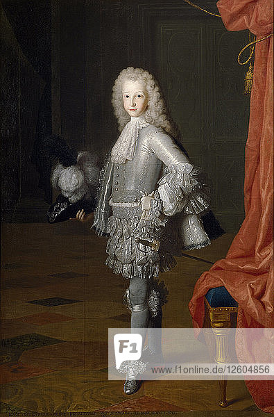 Ludwig I. als Prinz von Asturien  1717. Künstler: Houasse  Michel-Ange (1680-1730)