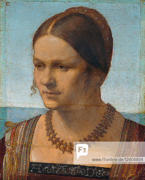 Porträt einer jungen Venezianerin  1506. Künstler: Dürer  Albrecht (1471-1528)