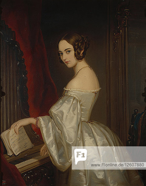 Porträt der Fürstin Maria Iwanowna Kochubey  geborene Baryatinskaja (1818-1843). Künstler: Robertson  Christina (1796-1854)