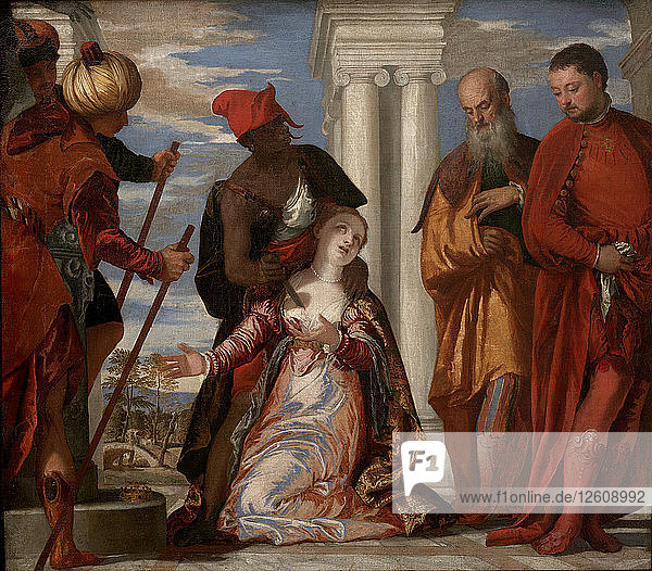 Das Martyrium der Heiligen Justine  1570er Jahre. Künstler: Veronese  Paolo (1528-1588)