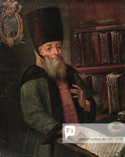 Porträt von Afanasy Lavrentievich Ordin-Naschokin (1605-1680)  17. Künstler: Anonym
