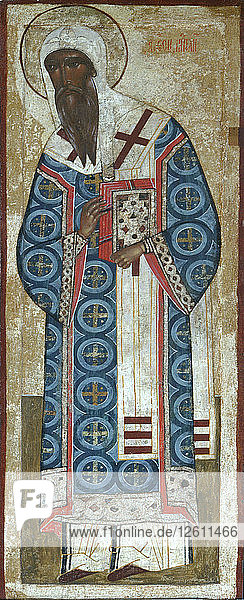 Heiliger Metropolit Alexej von Moskau  16. Jahrhundert. Künstler: Russische Ikone