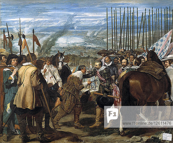 Die Kapitulation von Breda (Las lanzas)  1635. Künstler: Velàzquez  Diego (1599-1660)