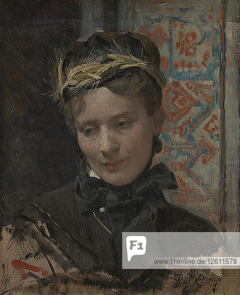 Porträt einer Dame  1885-1896. Künstler: Madrazo y Garreta  Raimundo de (1841-1920)