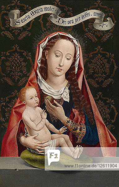 Madonna des Apfels. Künstler: Memling  Hans (1433/40-1494)