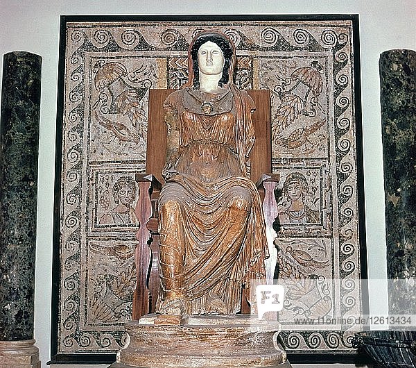 Römische Kolossalstatue der Minerva. Künstler: Unbekannt