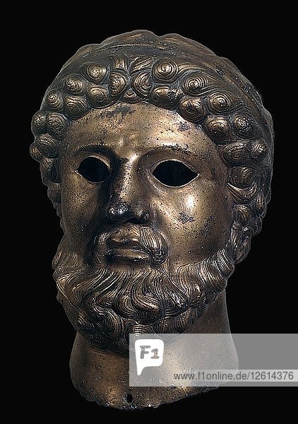Römisch-britischer Bronzekopf  2. Jahrhundert. Künstler: Unbekannt