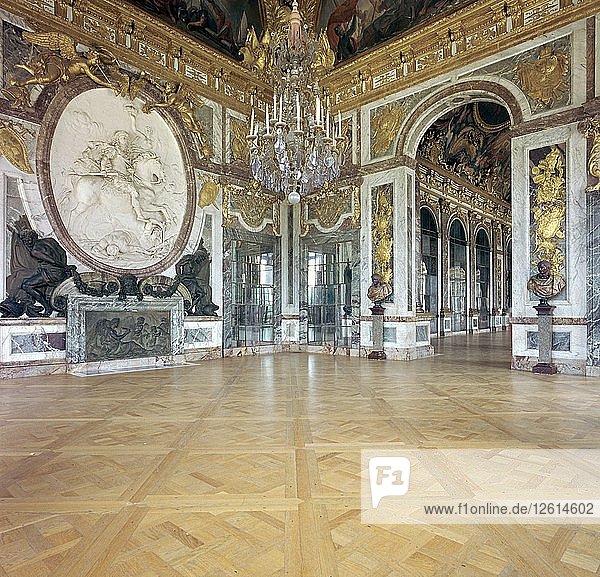 Saal des Krieges in Versailles  17. Jahrhundert. Künstler: Unbekannt