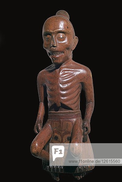 Figur eines Medizinmanns vom Stamm der Haida. Künstler: Unbekannt