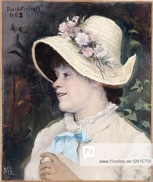 Pariser Frau (Porträt von Irma)  1882. Künstlerin: Baschkirtseva  Maria Konstantinovna (1860-1884)