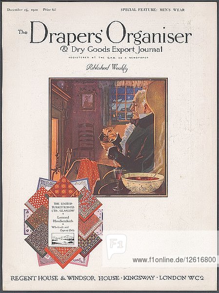 Drapers Organiser Magazine  1920. Artist: Wilfred Fryer