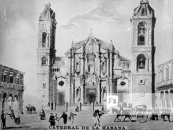 Die Kathedrale von Havanna  (1789)  1920er Jahre. Künstler: Unbekannt