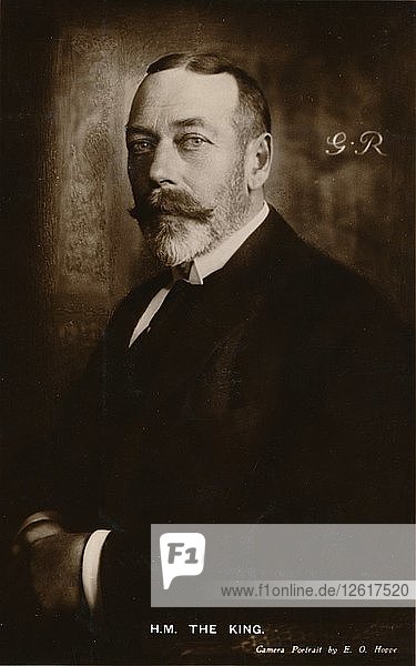 König Georg V. (1865-1936)  1921. Künstler: Unbekannt