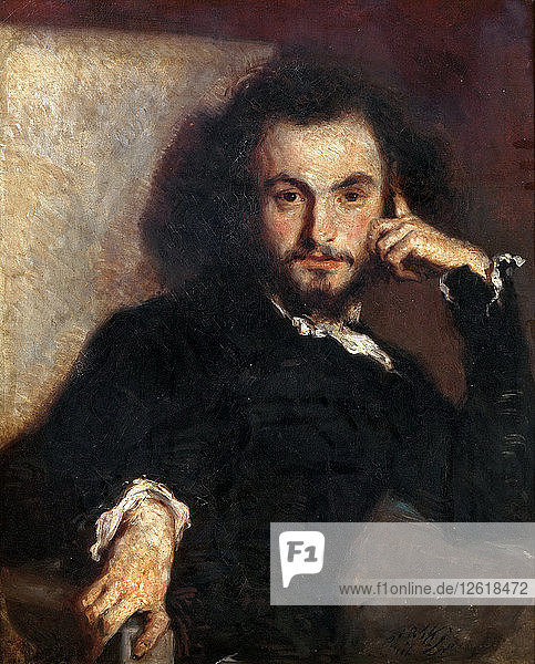 Charles Baudelaire (1821-1867). Künstler: Deroy  Émile (1820-1846)