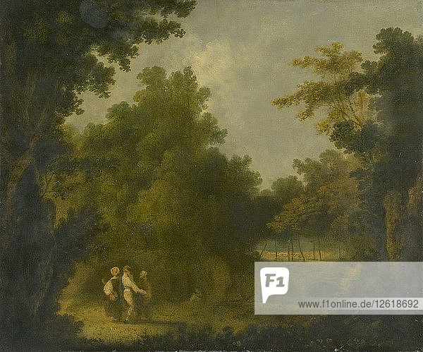 The garden of the villa Madama  Rome  1723-1782. Artist: Richard Wilson.