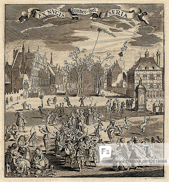 Ex Nugis. Spiele für Kinder. Künstler: Sillemans  Experiens (1611-1653)