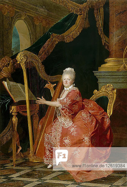 Marie Louise Thérèse Victoire von Frankreich (1733-1799). Künstler: Aubry  Etienne (1745-1781)