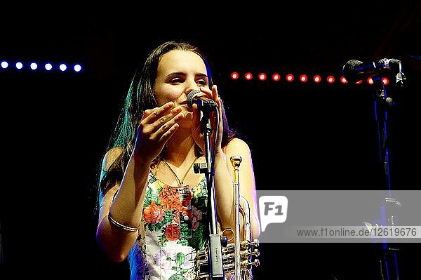 Andrea Motis  Love Supreme Jazz Festival  Glynde Place  East Sussex  2015. Künstler: Brian OConnor.