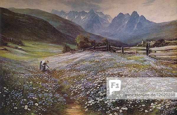 Juni im österreichischen Tirol  um 1892 Künstler: John MacWhirter.