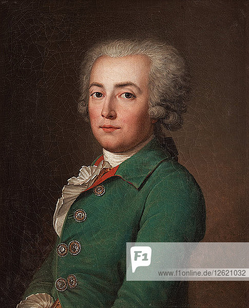 Porträt von Stanislas Marie Adélaïde  Comte de Clermont-Tonnerre (1757-1792)  1781. Künstler: Wertmüller  Adolf Ulrik (1751-1811)