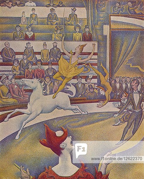 Der Zirkus (Le Cirque)  1890-91. Künstler: Georges-Pierre Seurat.