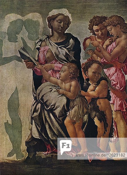 Die Madonna mit Kind  Johannes und Engeln  um 1497  (1938) Künstler: J. Greig Pirie