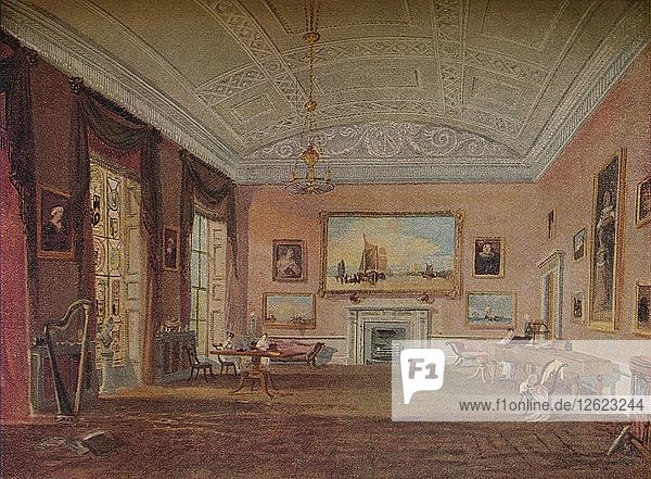 Zeichensaal  Farnley  1818. Künstler: JMW Turner.