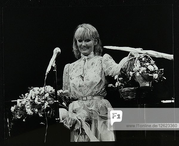 Petula Clark after a concert at the Forum Theatre  Hatfield  Hertfordsire  1984. Artist: Denis Williams