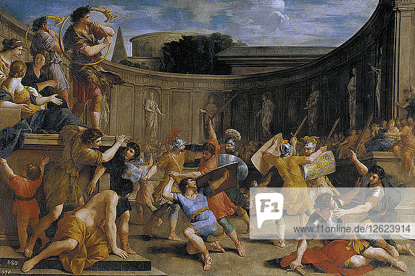 Römische Gladiatoren. Künstler: Romanelli  Giovanni Francesco (1610-1662)
