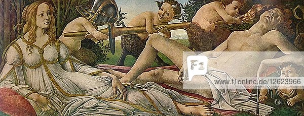 Mars und Venus  um 1485  (1911). Künstler: Sandro Botticelli