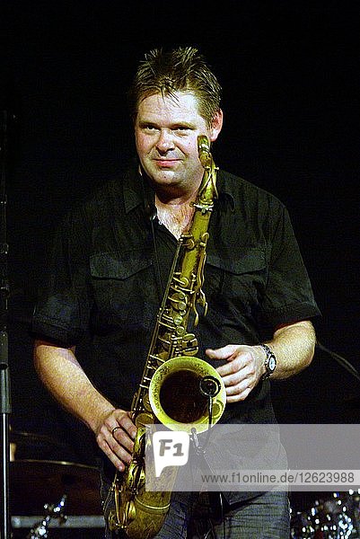 Derek Nash  Brecon Jazz Festival  Powys  Wales  2009. Künstler: Brian OConnor