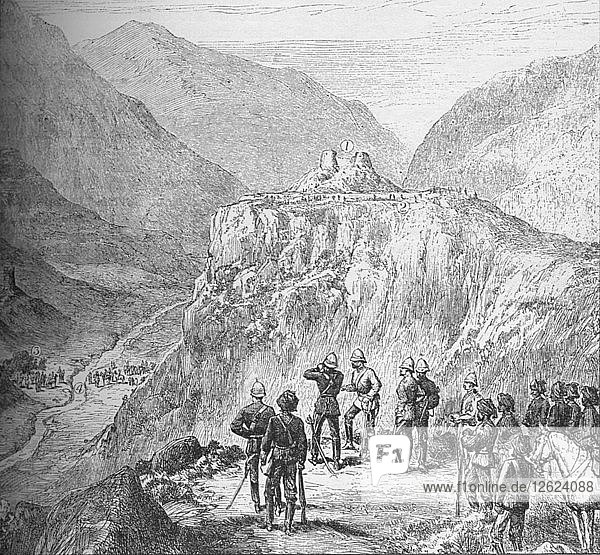 Die Festung von Ali Masjid am Khyber-Pass  1908. Künstler: Unbekannt.
