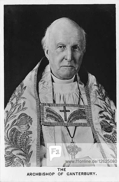 Der Erzbischof von Canterbury Dr. Cosmo Gordon Lang  1937. Künstler: Unbekannt.