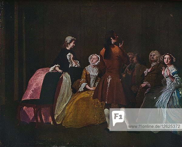 Die Familie Harlowe  aus Samuel Richardsons Clarissa  um 1745. Künstler: Joseph Highmore.