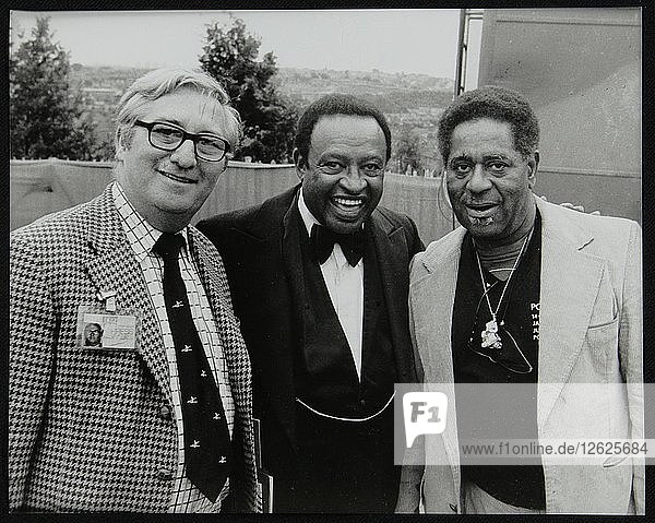Dennis Matthews  Lionel Hampton und Dizzy Gillespie  Capital Radio Jazz Festival  London  1979. Künstler: Denis Williams