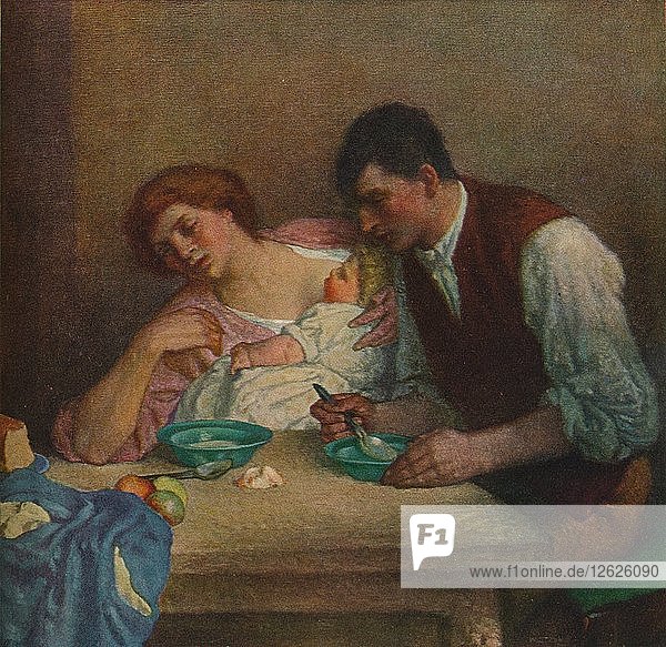 Supper Time  1905  (1906). Artist: William Strang