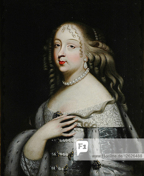 Marie Jeanne Baptiste (1644-1724)  Herzogin von Savoyen. Künstler: Anonym