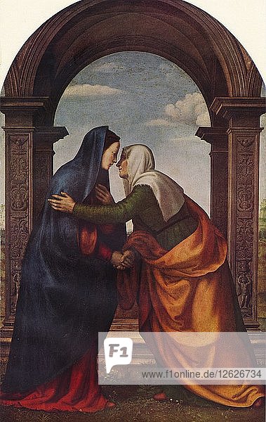 Die Heimsuchung  1503  (1938). Künstler: Mariotto di Bigio di Bindo Albertinelli