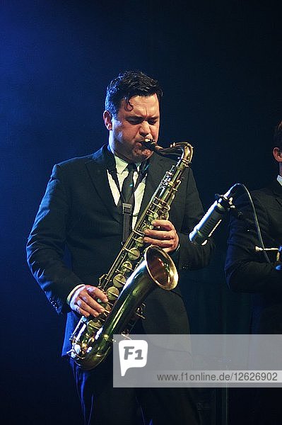 Brandon Allen  Love Supreme Jazz Festival  Glynde Place  East Sussex  2014. Künstler: Brian OConnor.