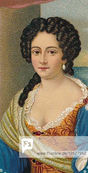 Louise Renee de Penancoet de Kerouaille  Duchess of Portsmouth (1649-1734)  1912. Artist: Unknown