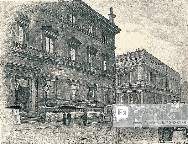 Carlton und Reform Clubs  1896. Künstler: Unbekannt