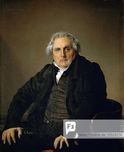 Porträt von Monsieur Bertin. Künstler: Ingres  Jean Auguste Dominique (1780-1867)