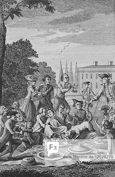 Das Bürgerfest Fete Champetre  um 1770. Künstler: Unbekannt.