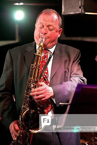 Alan Barnes  britischer Jazz-Saxophonist  Pizza Express  London. Künstler: Brian OConnor