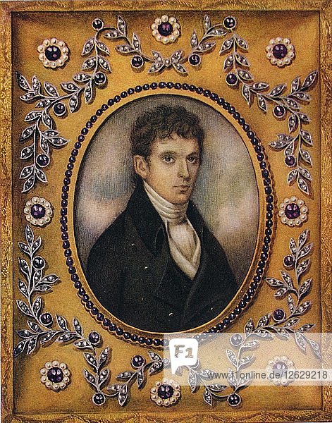 Portrait of James H. Leigh Hunt.  c1810. Artist: Unknown.