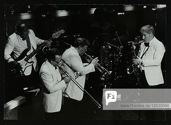 Jazzgruppe im Forum Theatre  Hatfield  Hertfordshire  1984. Künstler: Denis Williams