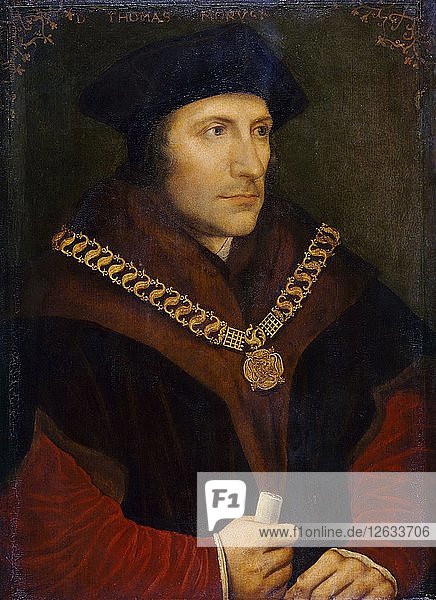 Porträt von Sir Thomas More  um 1600. Künstler: Unbekannt.